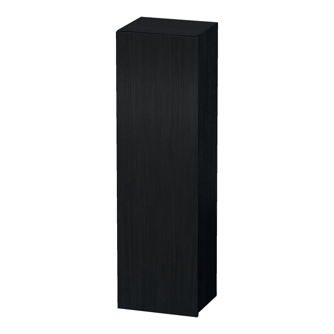 Duravit DuraStyle – Κολόνα Μπάνιου – 400 mm, 1 πόρτα, αριστερή, 400 x 360 x 1400 mm, Total number of shelves: 4 – Black oak Matt, Decor (DS1219L1616)