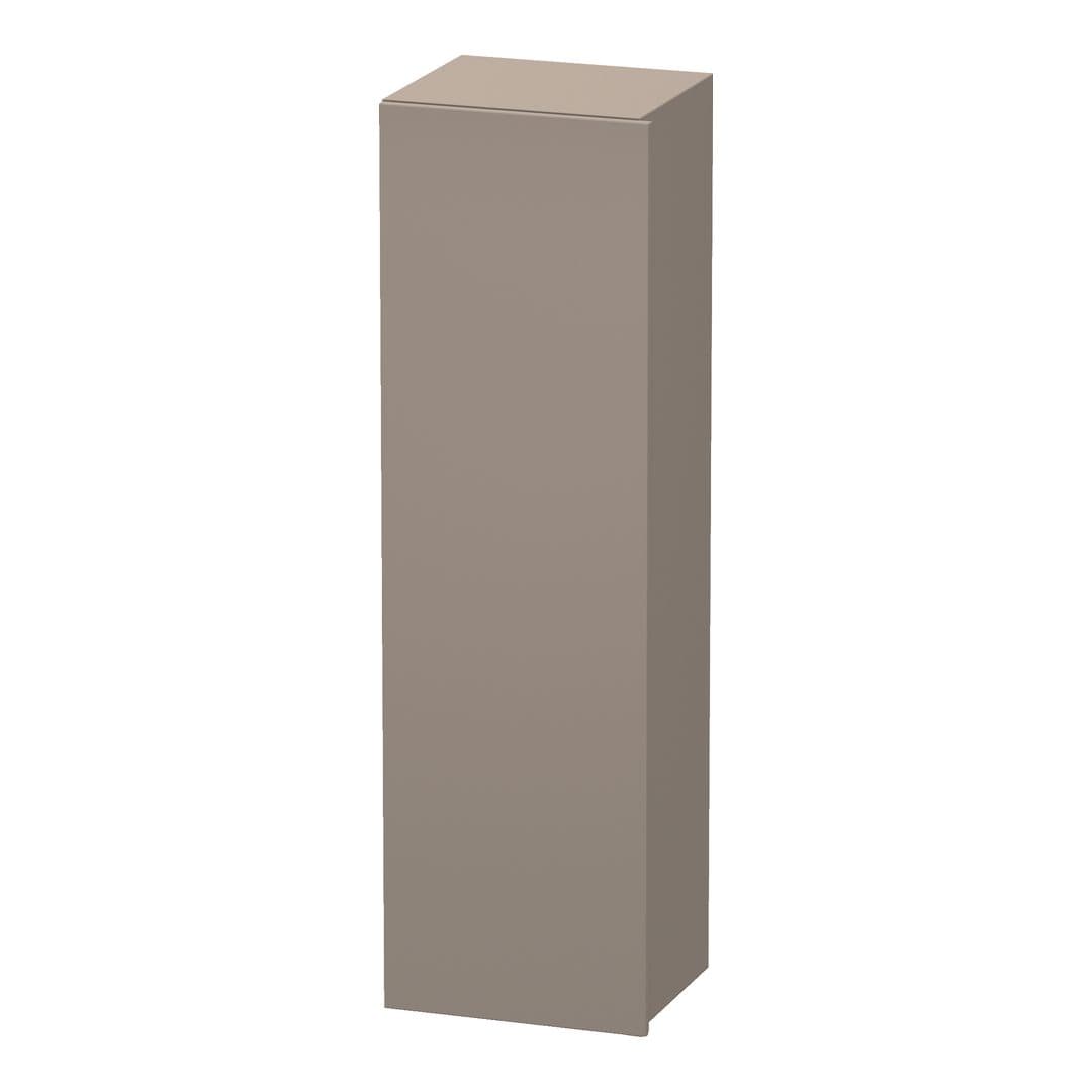 Duravit DuraStyle – Κολόνα Μπάνιου – 400 mm, 1 πόρτα, αριστερή, 400 x 360 x 1400 mm, Total number of shelves: 4 – Basalte Matt, Decor (DS1219L4343)