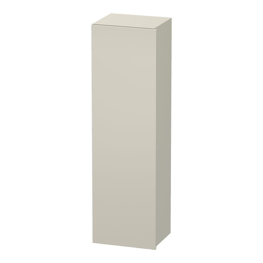 Duravit DuraStyle – Κολόνα Μπάνιου – 400 mm, 1 πόρτα, αριστερή, 400 x 360 x 1400 mm, Total number of shelves: 4 – Taupe Matt, Decor (DS1219L9191)