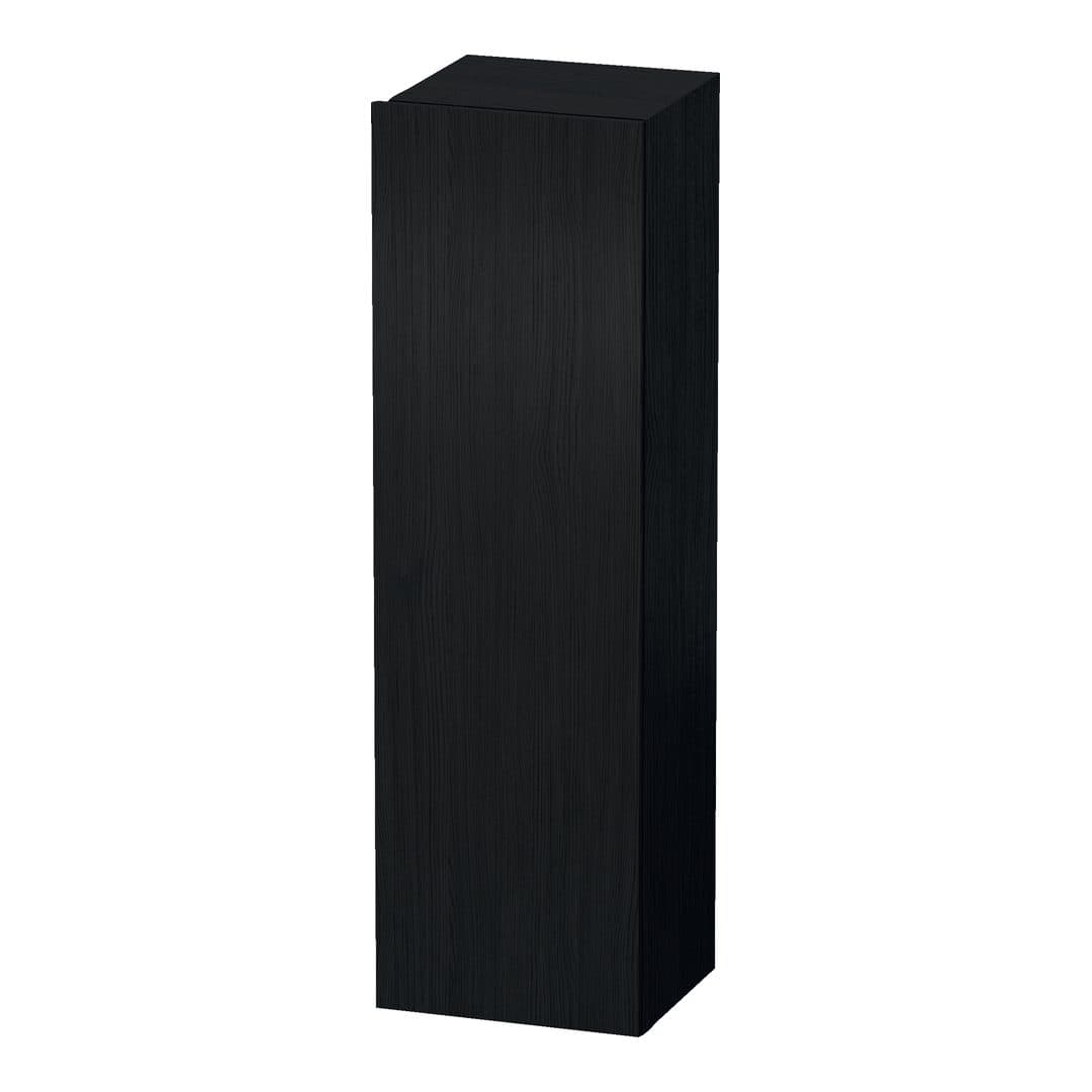 Duravit DuraStyle – Κολόνα Μπάνιου – 400 mm, 1 πόρτα, δεξιά, 400 x 360 x 1400 mm, Total number of shelves: 4 – Black oak Matt, Decor (DS1219R1616)