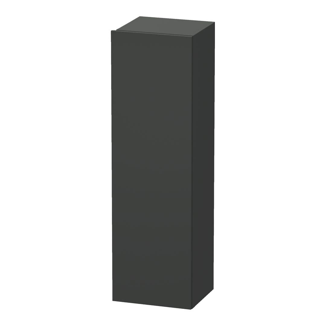 Duravit DuraStyle – Κολόνα Μπάνιου – 400 mm, 1 πόρτα, δεξιά, 400 x 360 x 1400 mm, Total number of shelves: 4 – Graphite Matt, Decor (DS1219R4949)