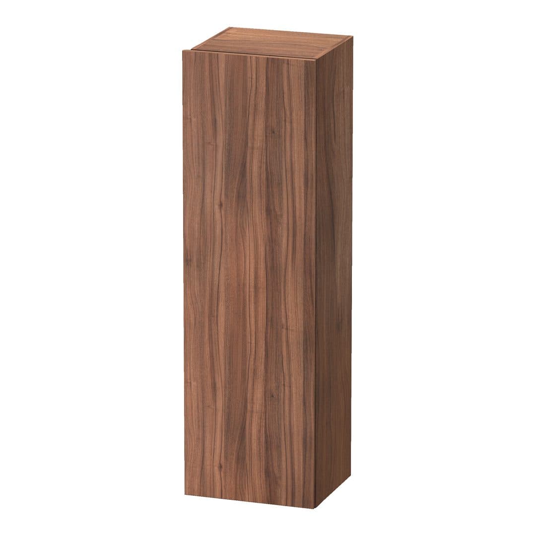 Duravit DuraStyle – Κολόνα Μπάνιου – 400 mm, 1 πόρτα, δεξιά, 400 x 360 x 1400 mm, Total number of shelves: 4 – Walnut Matt, Decor (DS1219R7979)