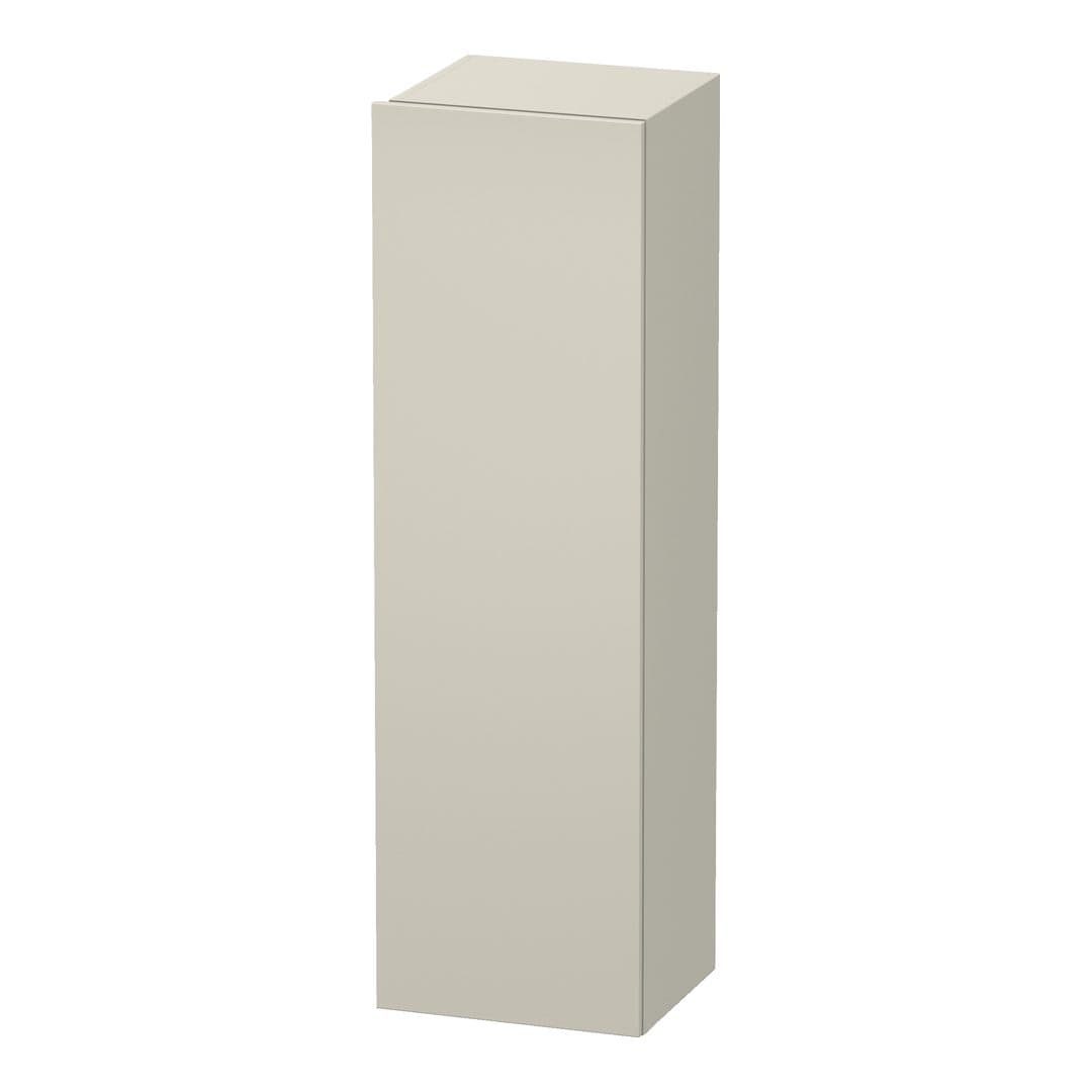 Duravit DuraStyle – Κολόνα Μπάνιου – 400 mm, 1 πόρτα, δεξιά, 400 x 360 x 1400 mm, Total number of shelves: 4 – Taupe Matt, Decor (DS1219R9191)
