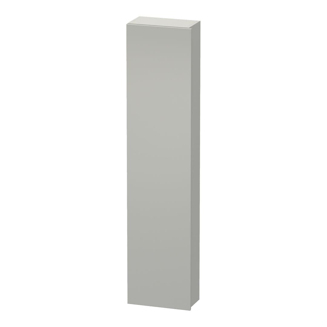 Duravit DuraStyle – Κολόνα Μπάνιου – 400 mm, 1 πόρτα, αριστερή, 400 x 240 x 1800 mm, Total number of shelves: 5 – Concrete grey Matt, Decor (DS1228L0707)