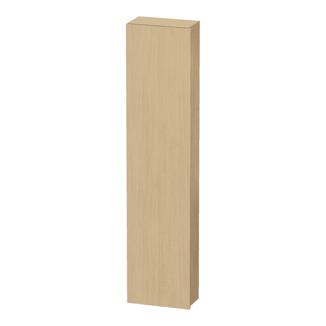 Duravit DuraStyle – Κολόνα Μπάνιου – 400 mm, 1 πόρτα, αριστερή, 400 x 240 x 1800 mm, Total number of shelves: 5 – Natural oak, Decor (DS1228L3030)