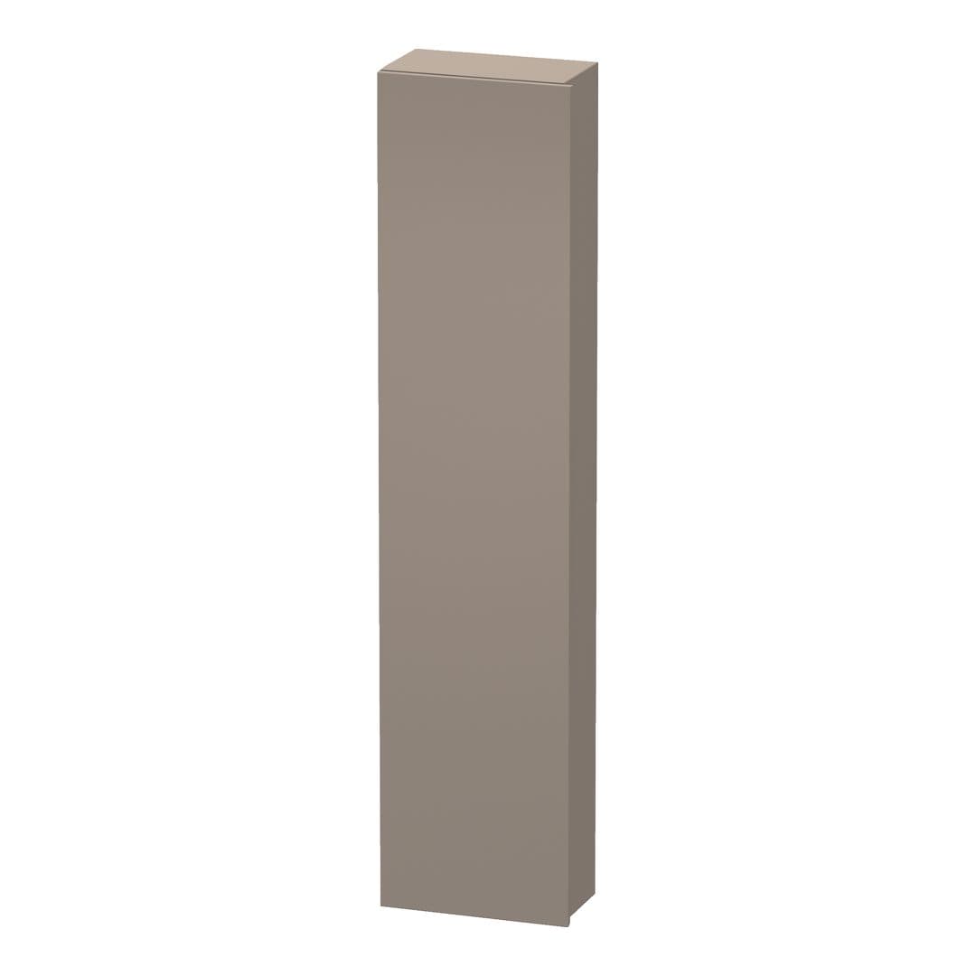 Duravit DuraStyle – Κολόνα Μπάνιου – 400 mm, 1 πόρτα, αριστερή, 400 x 240 x 1800 mm, Total number of shelves: 5 – Basalte Matt, Decor (DS1228L4343)