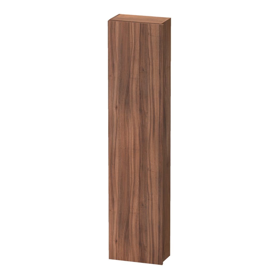 Duravit DuraStyle – Κολόνα Μπάνιου – 400 mm, 1 πόρτα, αριστερή, 400 x 240 x 1800 mm, Total number of shelves: 5 – Walnut Matt, Decor (DS1228L7979)