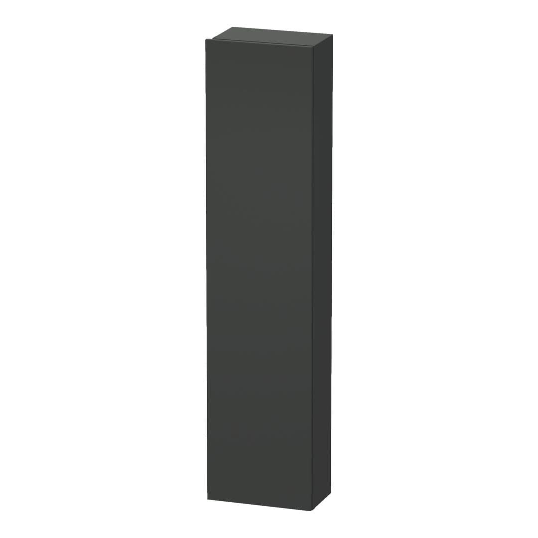 Duravit DuraStyle – Κολόνα Μπάνιου – 400 mm, 1 πόρτα, δεξιά, 400 x 240 x 1800 mm, Total number of shelves: 5 – Graphite Matt, Decor (DS1228R4949)