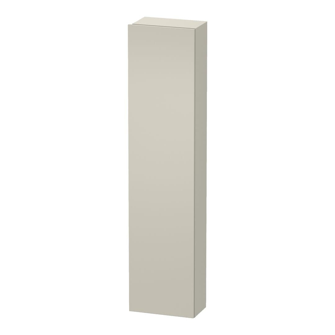 Duravit DuraStyle – Κολόνα Μπάνιου – 400 mm, 1 πόρτα, δεξιά, 400 x 240 x 1800 mm, Total number of shelves: 5 – Taupe Matt, Decor (DS1228R9191)