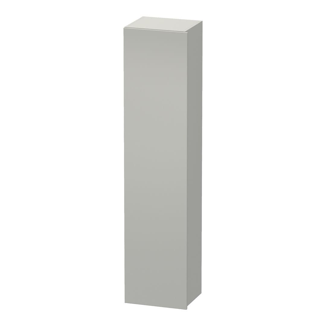 Duravit DuraStyle – Κολόνα Μπάνιου – 400 mm, 1 πόρτα, αριστερή, 400 x 360 x 1800 mm, Total number of shelves: 5 – Concrete grey Matt, Decor (DS1229L0707)