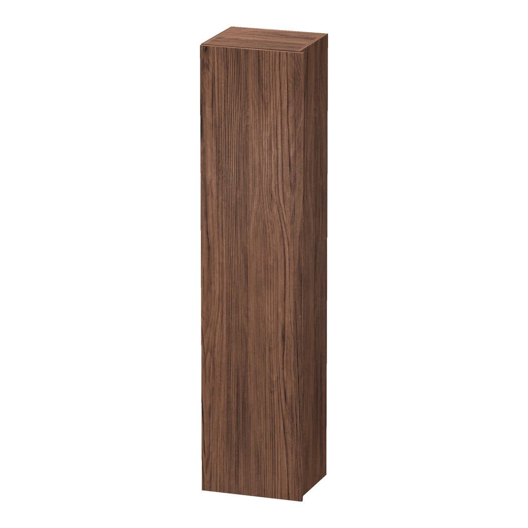 Duravit DuraStyle – Κολόνα Μπάνιου – 400 mm, 1 πόρτα, αριστερή, 400 x 360 x 1800 mm, Total number of shelves: 5 – Walnut dark Matt, Decor (DS1229L2121)