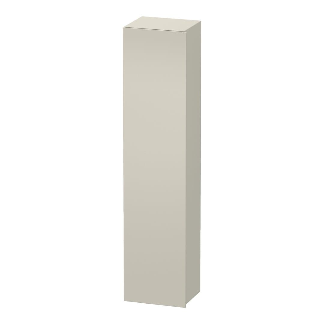 Duravit DuraStyle – Κολόνα Μπάνιου – 400 mm, 1 πόρτα, αριστερή, 400 x 360 x 1800 mm, Total number of shelves: 5 – Taupe Matt, Decor (DS1229L9191)