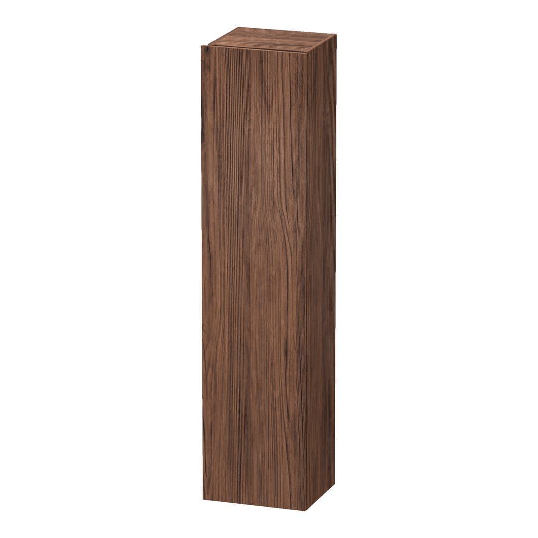 Duravit DuraStyle – Κολόνα Μπάνιου – 400 mm, 1 πόρτα, δεξιά, 400 x 360 x 1800 mm, Total number of shelves: 5 – Walnut dark Matt, Decor (DS1229R2121)