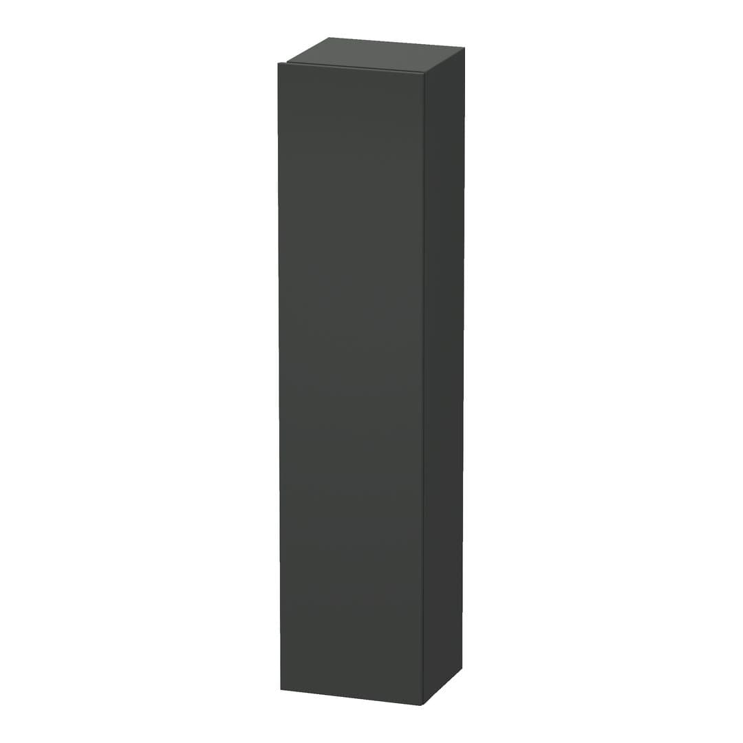 Duravit DuraStyle – Κολόνα Μπάνιου – 400 mm, 1 πόρτα, δεξιά, 400 x 360 x 1800 mm, Total number of shelves: 5 – Graphite Matt, Decor (DS1229R4949)