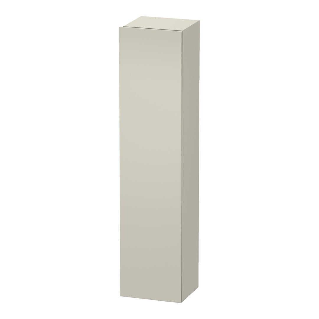 Duravit DuraStyle – Κολόνα Μπάνιου – 400 mm, 1 πόρτα, δεξιά, 400 x 360 x 1800 mm, Total number of shelves: 5 – Taupe Matt, Decor (DS1229R9191)