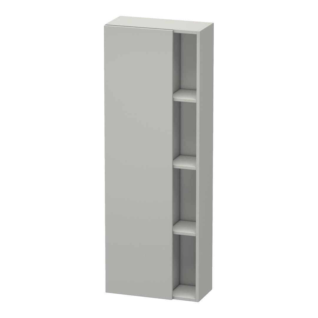 Duravit DuraStyle – Κολόνα Μπάνιου – 500 mm, 1 πόρτα, αριστερή, 500 x 240 x 1400 mm – Concrete grey Matt, Decor (DS1238L0707)