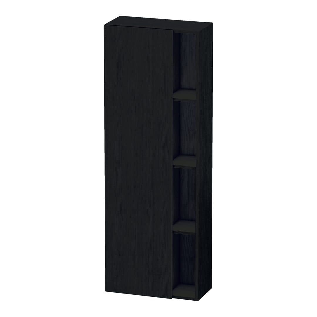 Duravit DuraStyle – Κολόνα Μπάνιου – 500 mm, 1 πόρτα, αριστερή, 500 x 240 x 1400 mm – Black oak Matt, Decor (DS1238L1616)