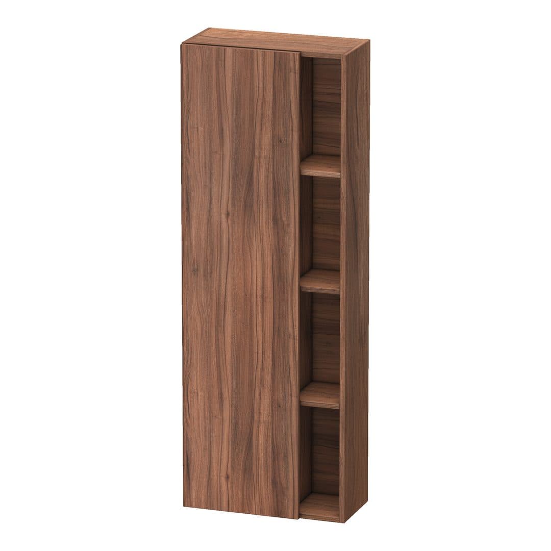Duravit DuraStyle – Κολόνα Μπάνιου – 500 mm, 1 πόρτα, αριστερή, 500 x 240 x 1400 mm – Walnut Matt, Decor (DS1238L7979)