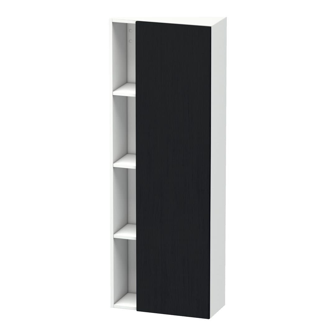 Duravit DuraStyle – Κολόνα Μπάνιου – 500 mm, 1 πόρτα, δεξιά, σώμα White Matt, 500 x 240 x 1400 mm – Black oak Matt, Decor (DS1238R1618)