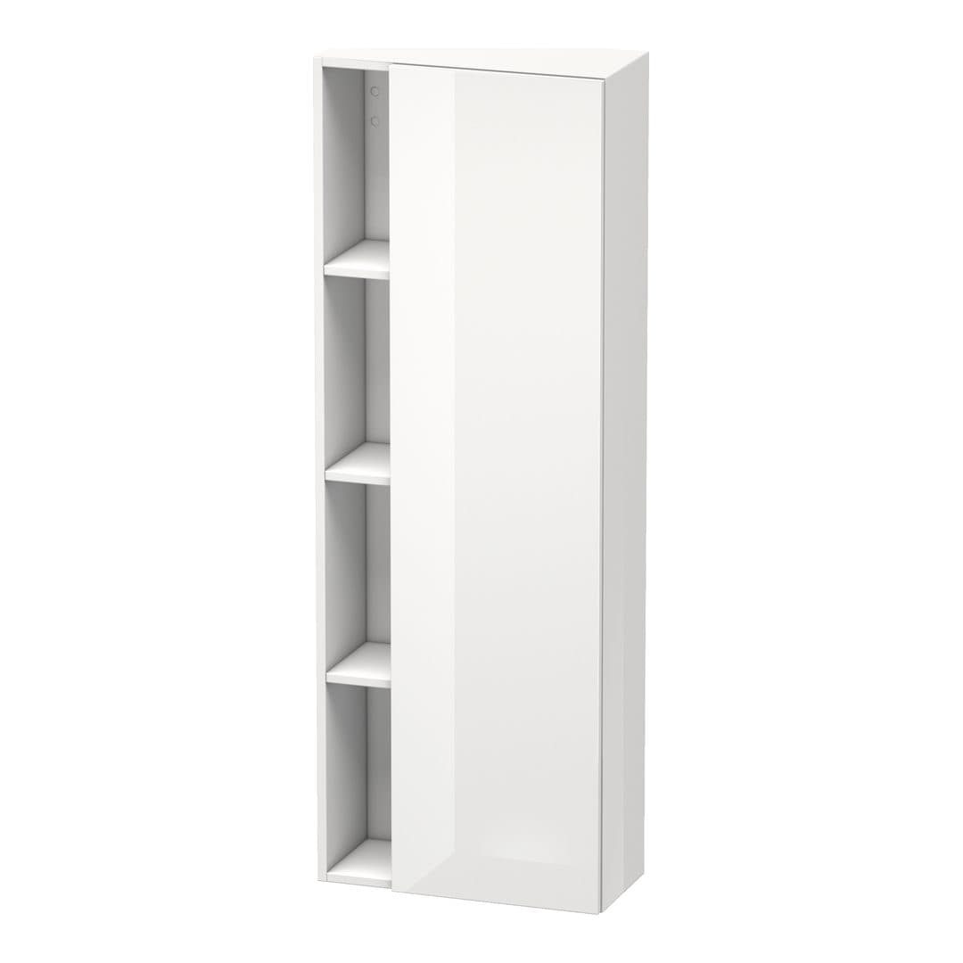 Duravit DuraStyle – Κολόνα Μπάνιου – 500 mm, 1 πόρτα, δεξιά, 500 x 240 x 1400 mm, σώμα White High Gloss – White High Gloss, Decor (DS1238R2222)