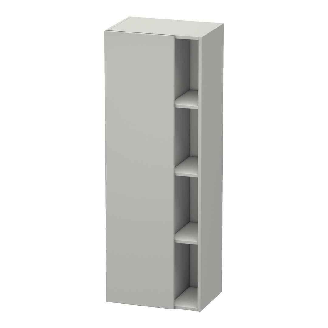 Duravit DuraStyle – Κολόνα Μπάνιου – 500 mm, 1 πόρτα, αριστερή, 500 x 360 x 1400 mm – Concrete grey Matt, Decor (DS1239L0707)