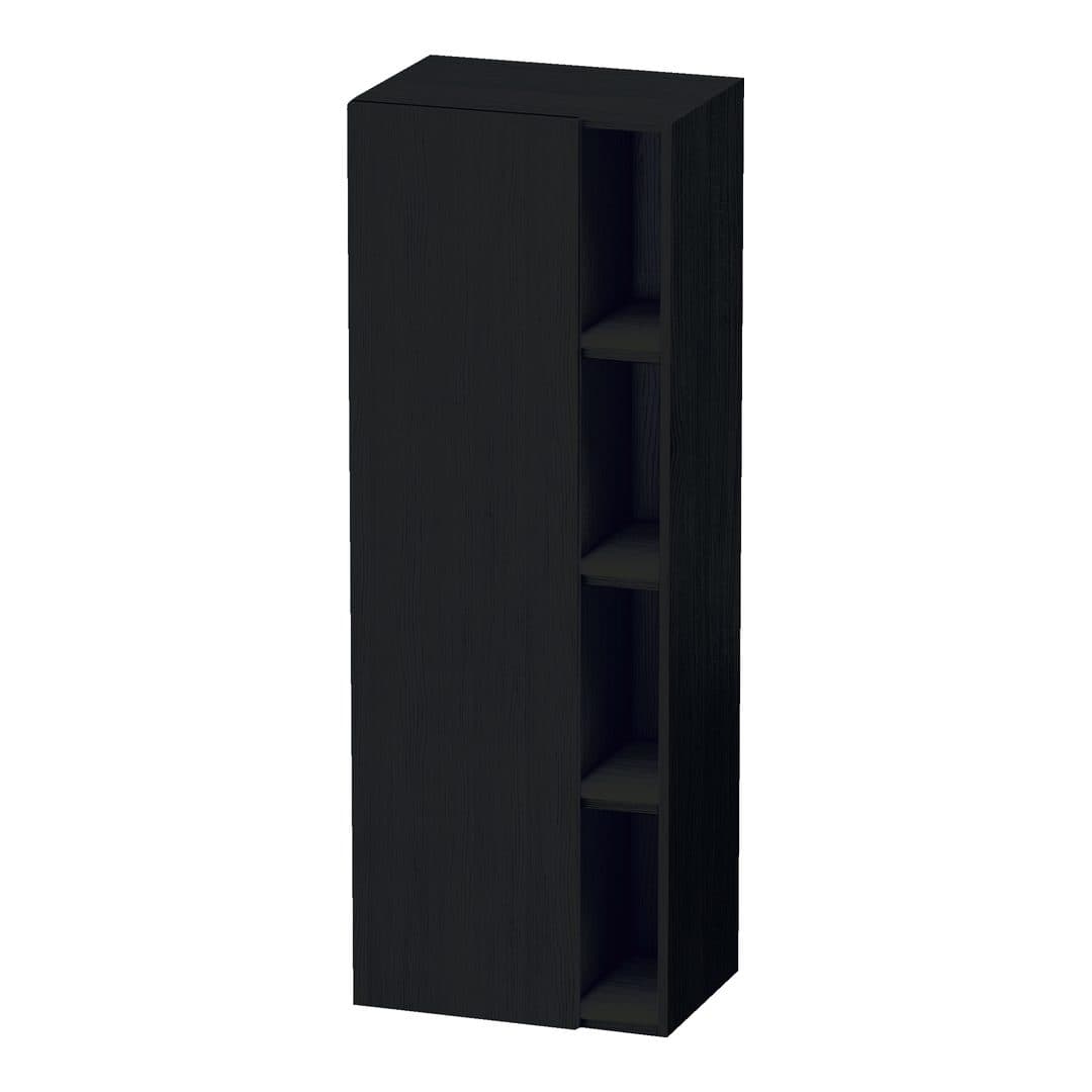 Duravit DuraStyle – Κολόνα Μπάνιου – 500 mm, 1 πόρτα, αριστερή, 500 x 360 x 1400 mm – Black oak Matt, Decor (DS1239L1616)