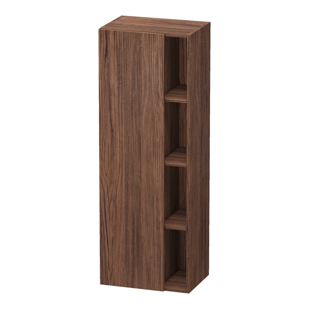 Duravit DuraStyle – Κολόνα Μπάνιου – 500 mm, 1 πόρτα, αριστερή, 500 x 360 x 1400 mm – Walnut dark Matt, Decor (DS1239L2121)
