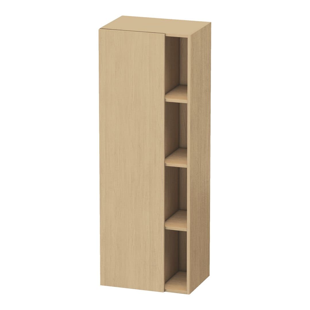 Duravit DuraStyle – Κολόνα Μπάνιου – 500 mm, 1 πόρτα, αριστερή, 500 x 360 x 1400 mm – Natural oak, Decor (DS1239L3030)