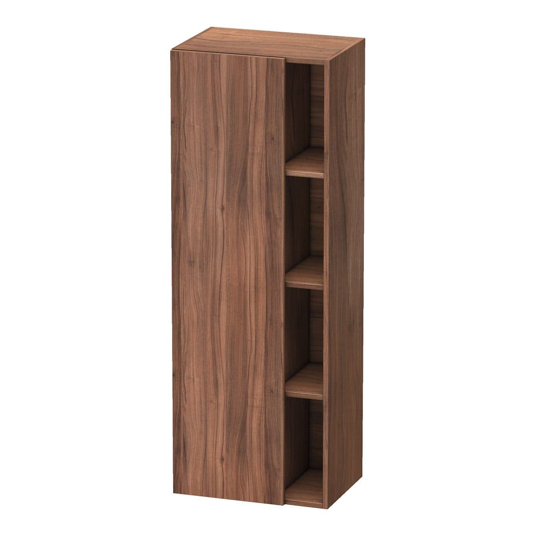 Duravit DuraStyle – Κολόνα Μπάνιου – 500 mm, 1 πόρτα, αριστερή, 500 x 360 x 1400 mm – Walnut Matt, Decor (DS1239L7979)