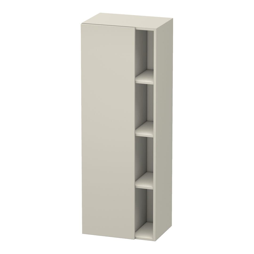 Duravit DuraStyle – Κολόνα Μπάνιου – 500 mm, 1 πόρτα, αριστερή, 500 x 360 x 1400 mm – Taupe Matt, Decor (DS1239L9191)