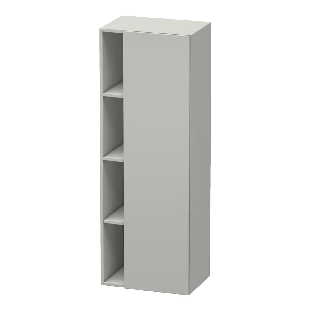 Duravit DuraStyle – Κολόνα Μπάνιου – 500 mm, 1 πόρτα, δεξιά, 500 x 360 x 1400 mm – Concrete grey Matt, Decor (DS1239R0707)