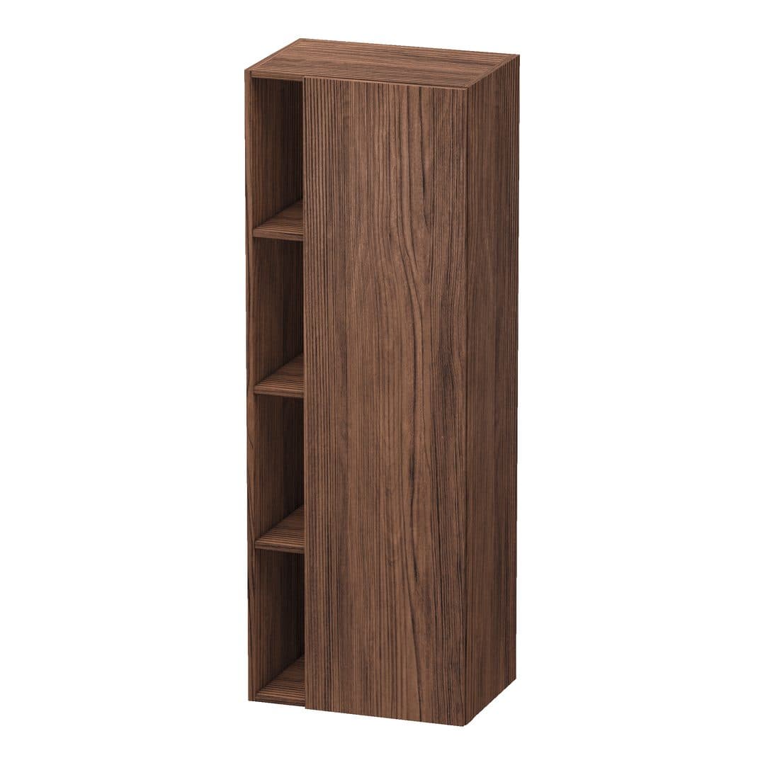 Duravit DuraStyle – Κολόνα Μπάνιου – 500 mm, 1 πόρτα, δεξιά, 500 x 360 x 1400 mm – Walnut dark Matt, Decor (DS1239R2121)