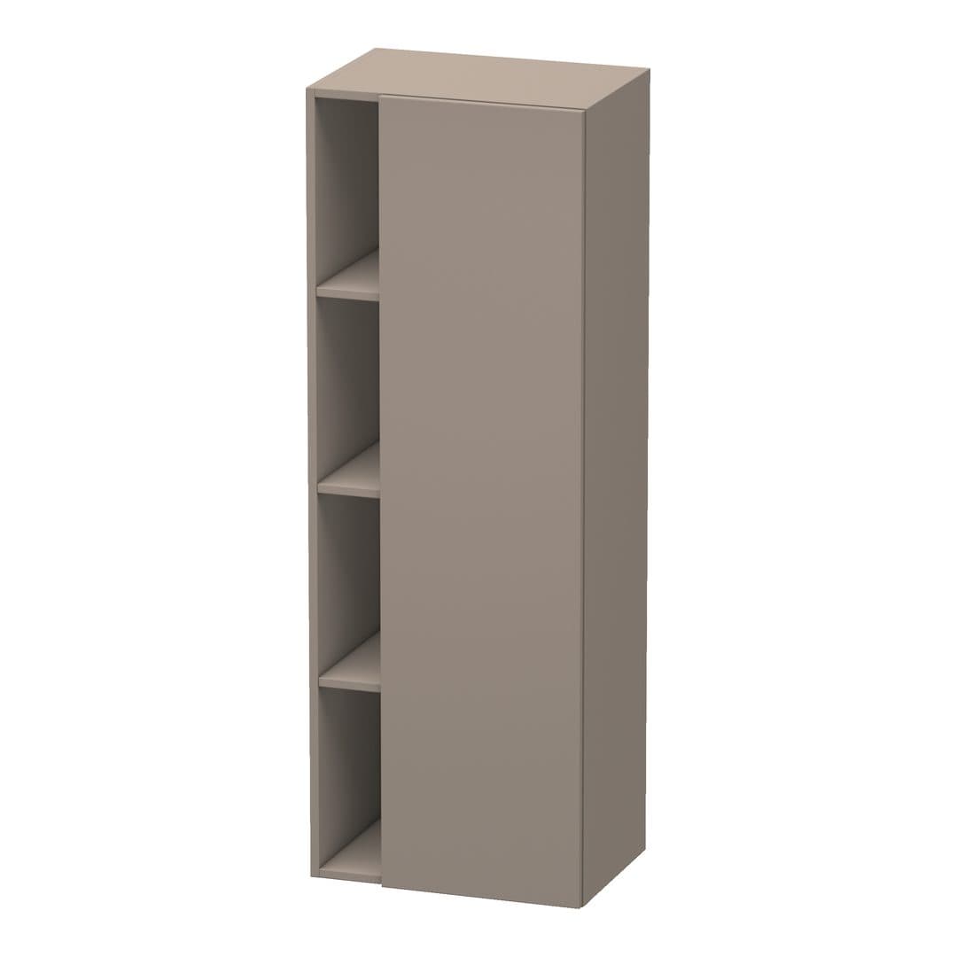 Duravit DuraStyle – Κολόνα Μπάνιου – 500 mm, 1 πόρτα, δεξιά, 500 x 360 x 1400 mm – Basalte Matt, Decor (DS1239R4343)