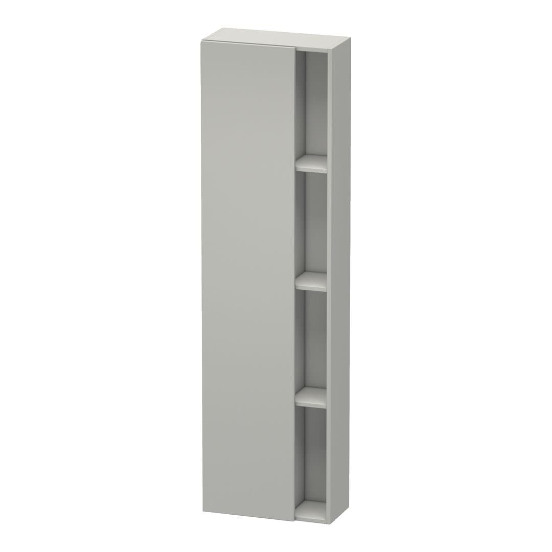 Duravit DuraStyle – Κολόνα Μπάνιου – 500 mm, 1 πόρτα, αριστερή, 500 x 240 x 1800 mm – Concrete grey Matt, Decor (DS1248L0707)