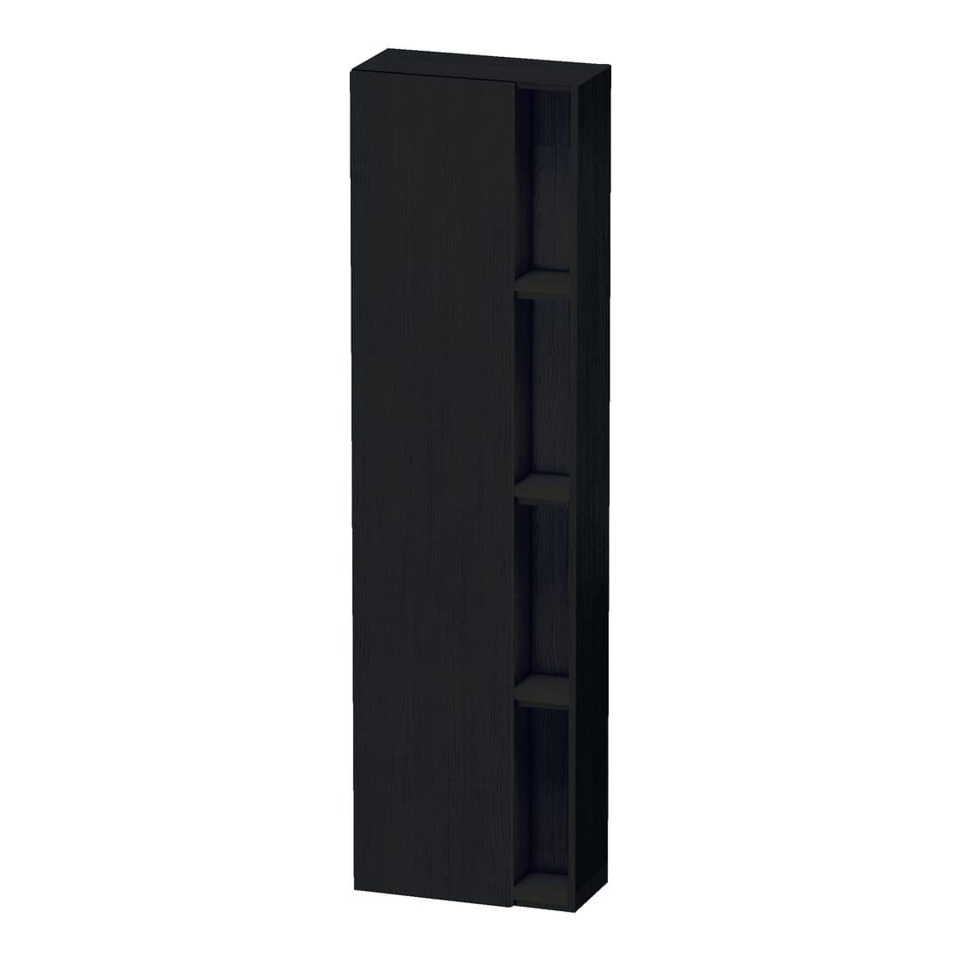 Duravit DuraStyle – Κολόνα Μπάνιου – 500 mm, 1 πόρτα, αριστερή, 500 x 240 x 1800 mm – Black oak Matt, Decor (DS1248L1616)