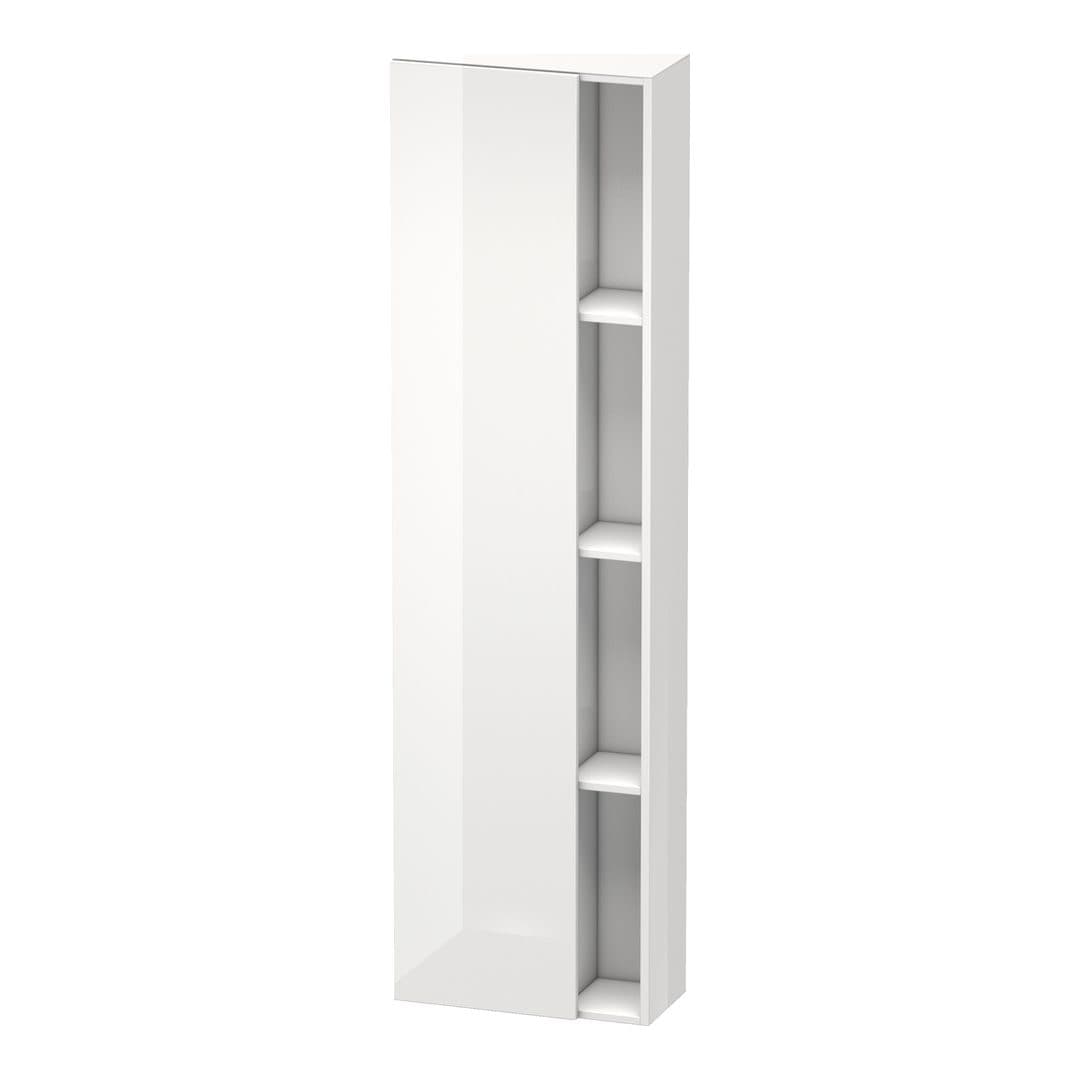 Duravit DuraStyle – Κολόνα Μπάνιου – 500 mm, 1 πόρτα, αριστερή, 500 x 240 x 1800 mm, σώμα White High Gloss – White High Gloss, Decor (DS1248L2222)