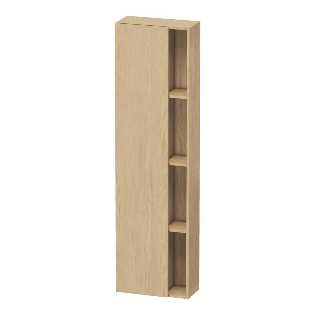 Duravit DuraStyle – Κολόνα Μπάνιου – 500 mm, 1 πόρτα, αριστερή, 500 x 240 x 1800 mm – Natural oak, Decor (DS1248L3030)