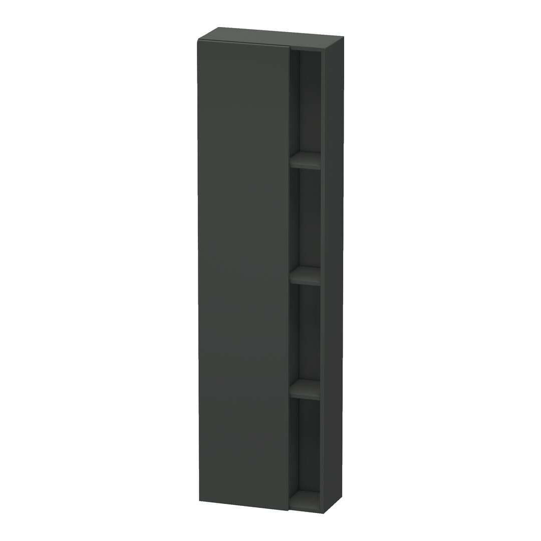 Duravit DuraStyle – Κολόνα Μπάνιου – 500 mm, 1 πόρτα, αριστερή, 500 x 240 x 1800 mm – Graphite Matt, Decor (DS1248L4949)