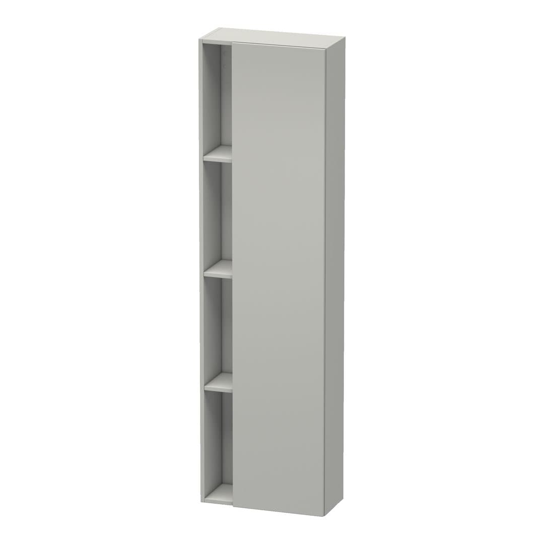 Duravit DuraStyle – Κολόνα Μπάνιου – 500 mm, 1 πόρτα, δεξιά, 500 x 240 x 1800 mm – Concrete grey Matt, Decor (DS1248R0707)