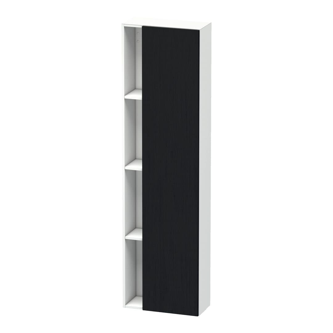 Duravit DuraStyle – Κολόνα Μπάνιου – 500 mm, 1 πόρτα, δεξιά, σώμα White Matt, 500 x 240 x 1800 mm – Black oak Matt, Decor (DS1248R1618)