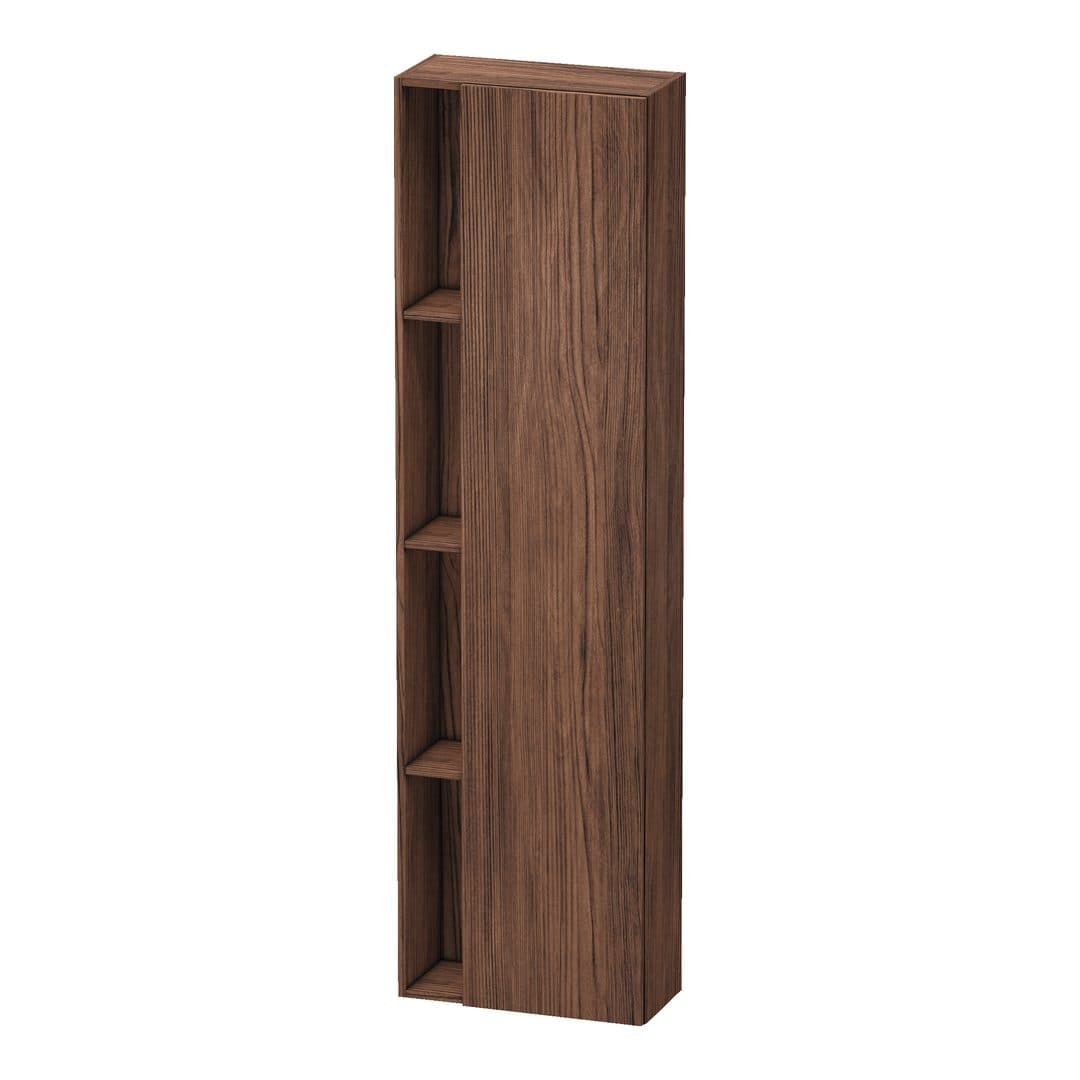 Duravit DuraStyle – Κολόνα Μπάνιου – 500 mm, 1 πόρτα, δεξιά, 500 x 240 x 1800 mm – Walnut dark Matt, Decor (DS1248R2121)