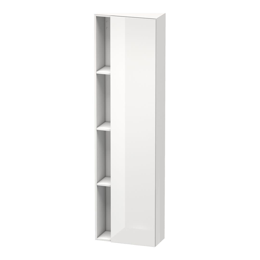 Duravit DuraStyle – Κολόνα Μπάνιου – 500 mm, 1 πόρτα, δεξιά, 500 x 240 x 1800 mm, σώμα White High Gloss – White High Gloss, Decor (DS1248R2222)