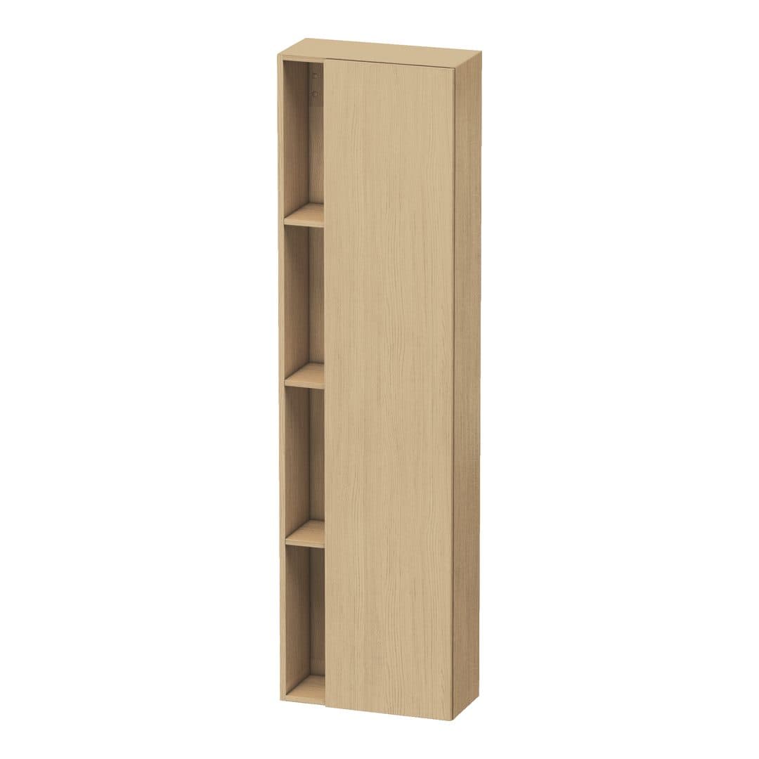 Duravit DuraStyle – Κολόνα Μπάνιου – 500 mm, 1 πόρτα, δεξιά, 500 x 240 x 1800 mm – Natural oak, Decor (DS1248R3030)