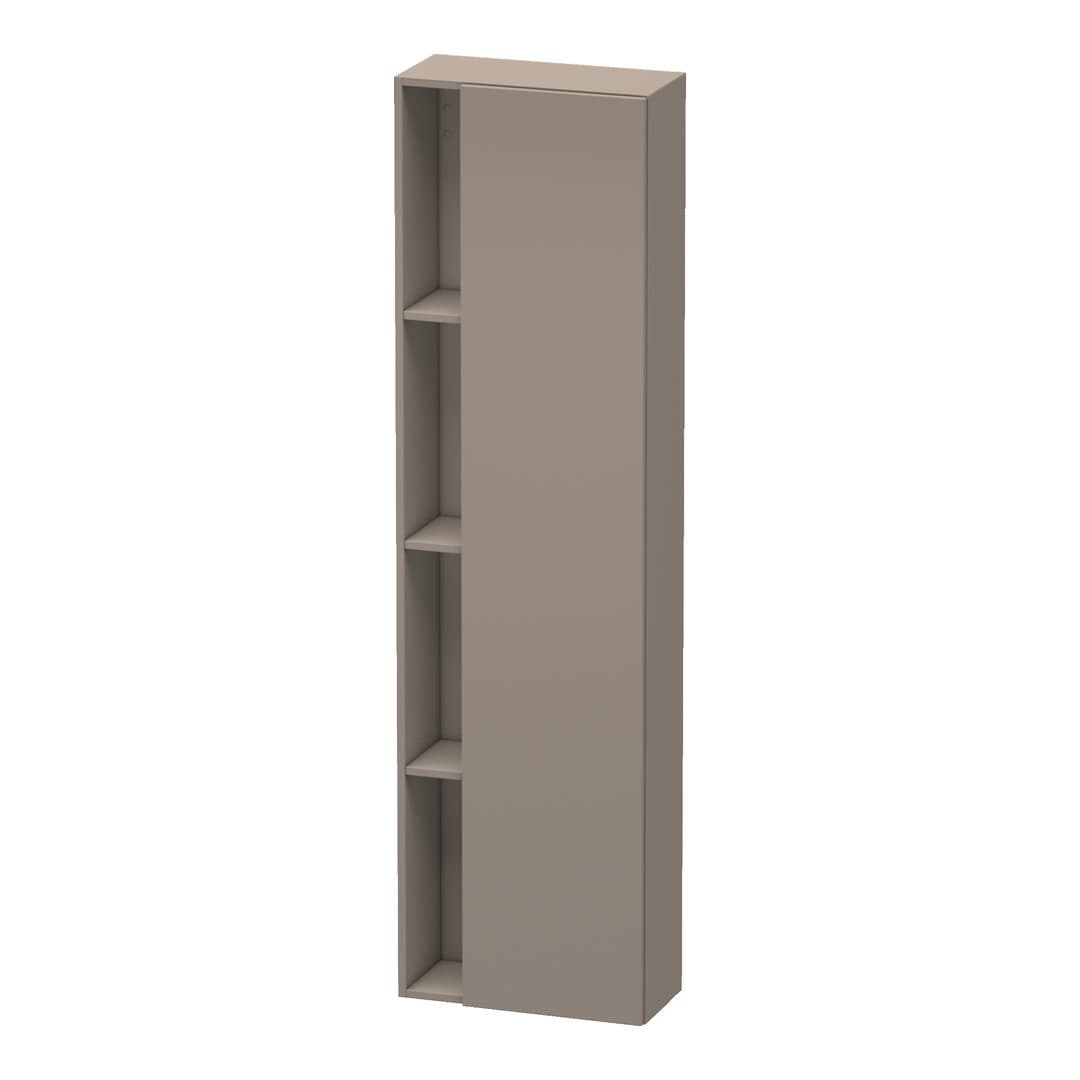 Duravit DuraStyle – Κολόνα Μπάνιου – 500 mm, 1 πόρτα, δεξιά, 500 x 240 x 1800 mm – Basalte Matt, Decor (DS1248R4343)