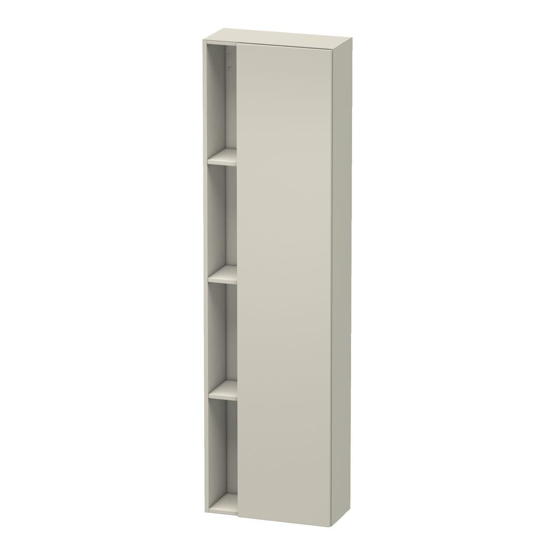 Duravit DuraStyle – Κολόνα Μπάνιου – 500 mm, 1 πόρτα, δεξιά, 500 x 240 x 1800 mm – Taupe Matt, Decor (DS1248R9191)
