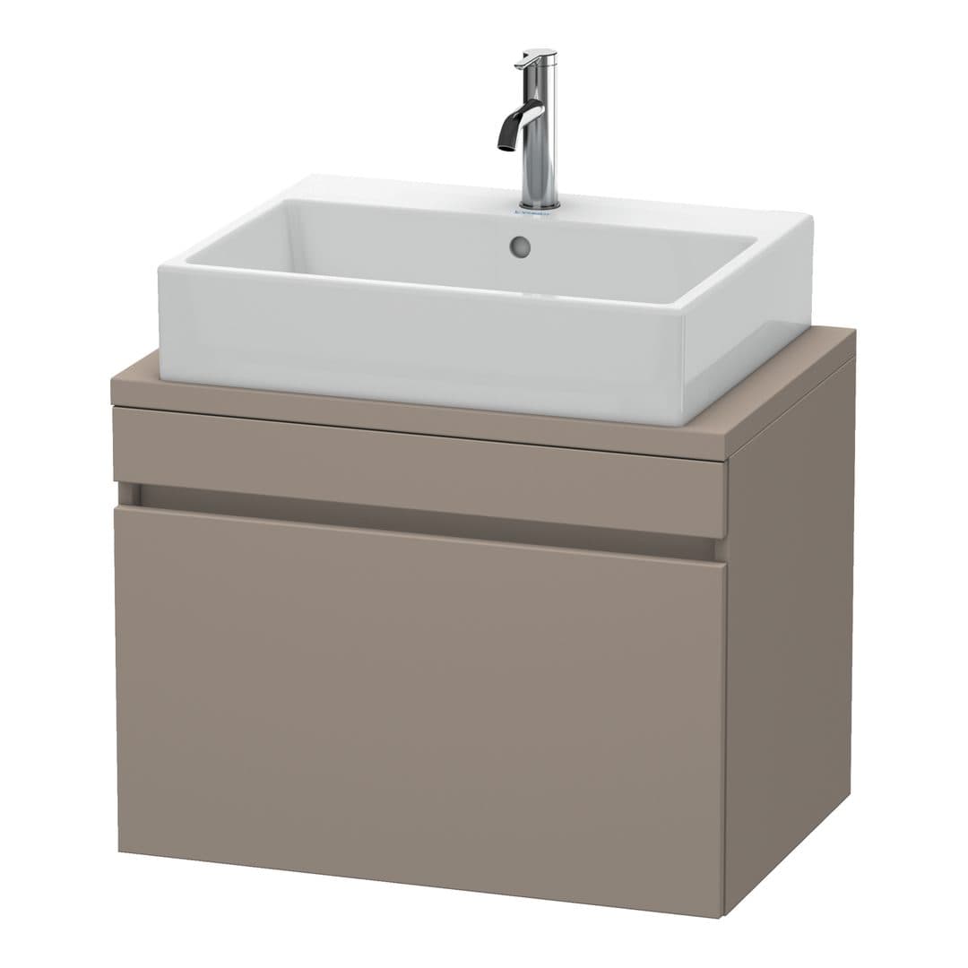Duravit DuraStyle – Έπιπλο Νιπτήρα – 700 mm, για κονσόλα, 1 συρτάρι, νιπτήρας κέντρο, Compact – Basalte Matt, Decor (DS530104343)