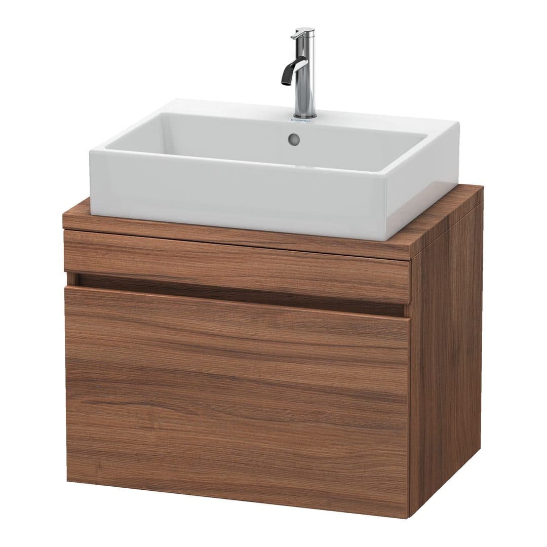 Duravit DuraStyle – Έπιπλο Νιπτήρα – 700 mm, για κονσόλα, 1 συρτάρι, νιπτήρας κέντρο, Compact – Walnut Matt, Decor (DS530107979)