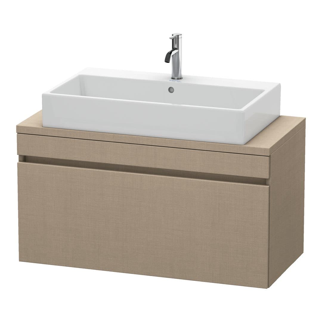 Duravit DuraStyle – Έπιπλο Νιπτήρα – 1000 mm, για κονσόλα, 1 συρτάρι, νιπτήρας κέντρο, Compact – Linen Matt, Decor (DS530407575)