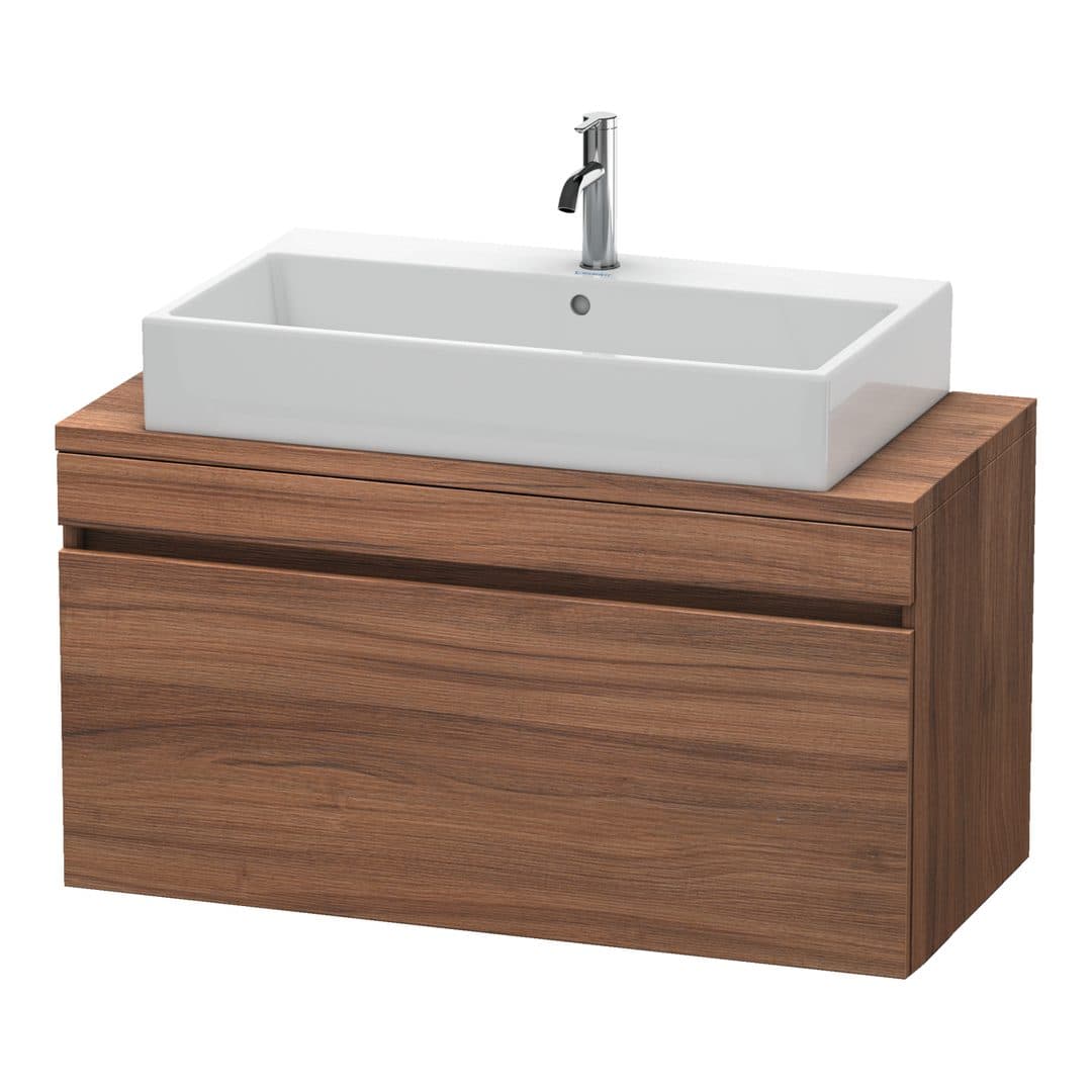 Duravit DuraStyle – Έπιπλο Νιπτήρα – 1000 mm, για κονσόλα, 1 συρτάρι, νιπτήρας κέντρο, Compact – Walnut Matt, Decor (DS530407979)