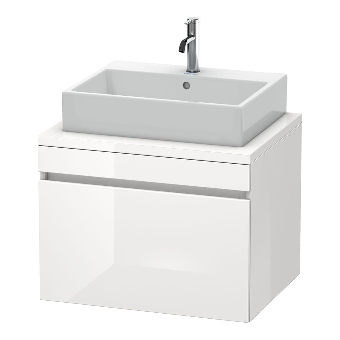 Duravit DuraStyle – Έπιπλο Νιπτήρα – 700 mm, για κονσόλα, 1 συρτάρι, νιπτήρας κέντρο – White High Gloss, Decor (DS531102222)
